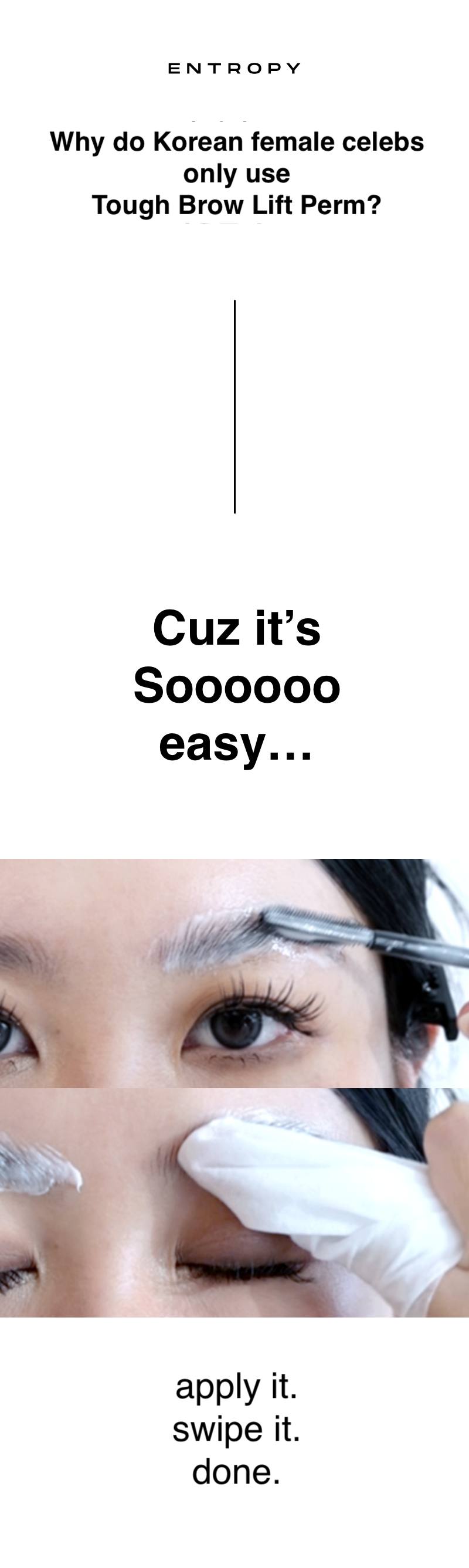 [ENTROPY] Tough Brow Lift Perm 20g