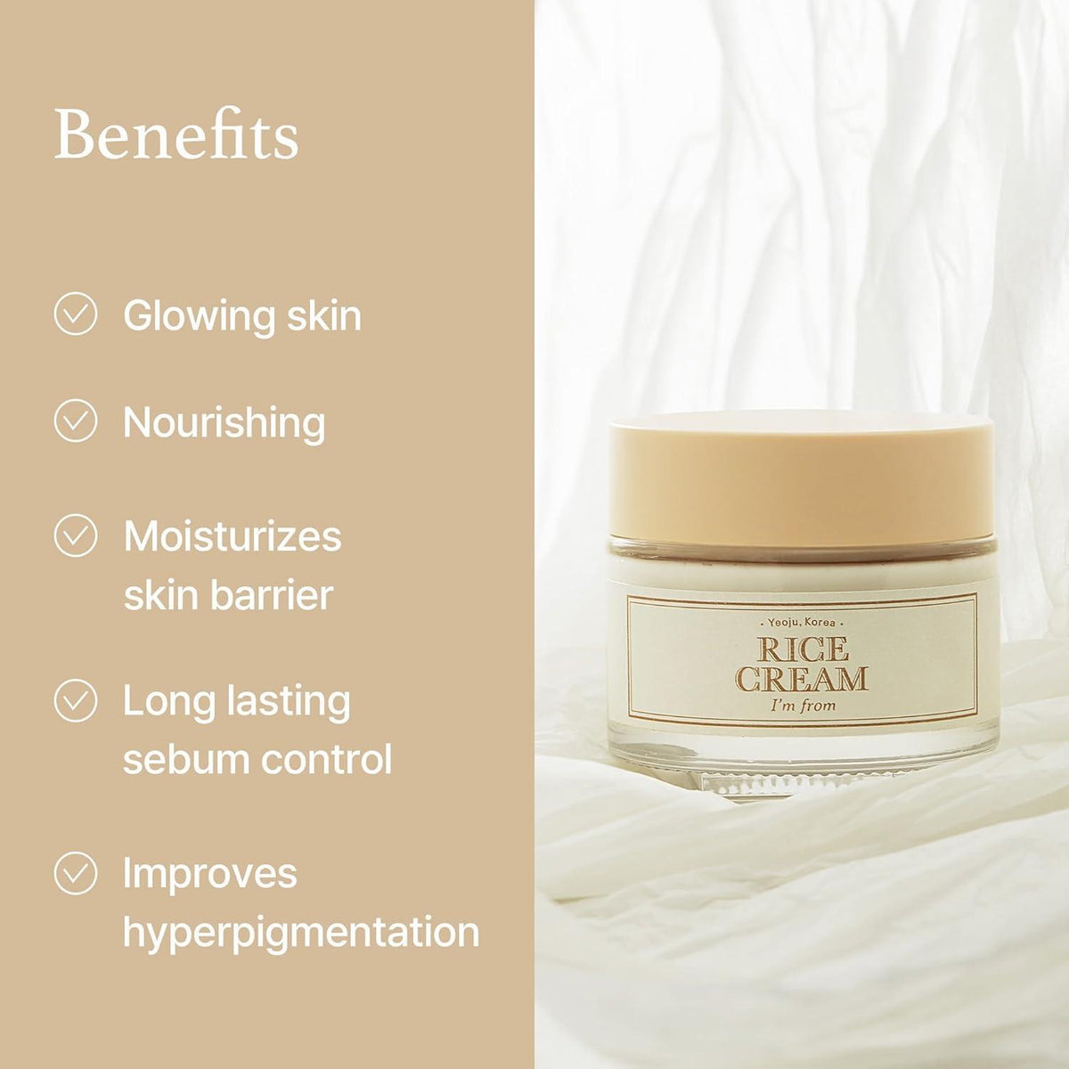[ImFrom] Rice Cream 50g