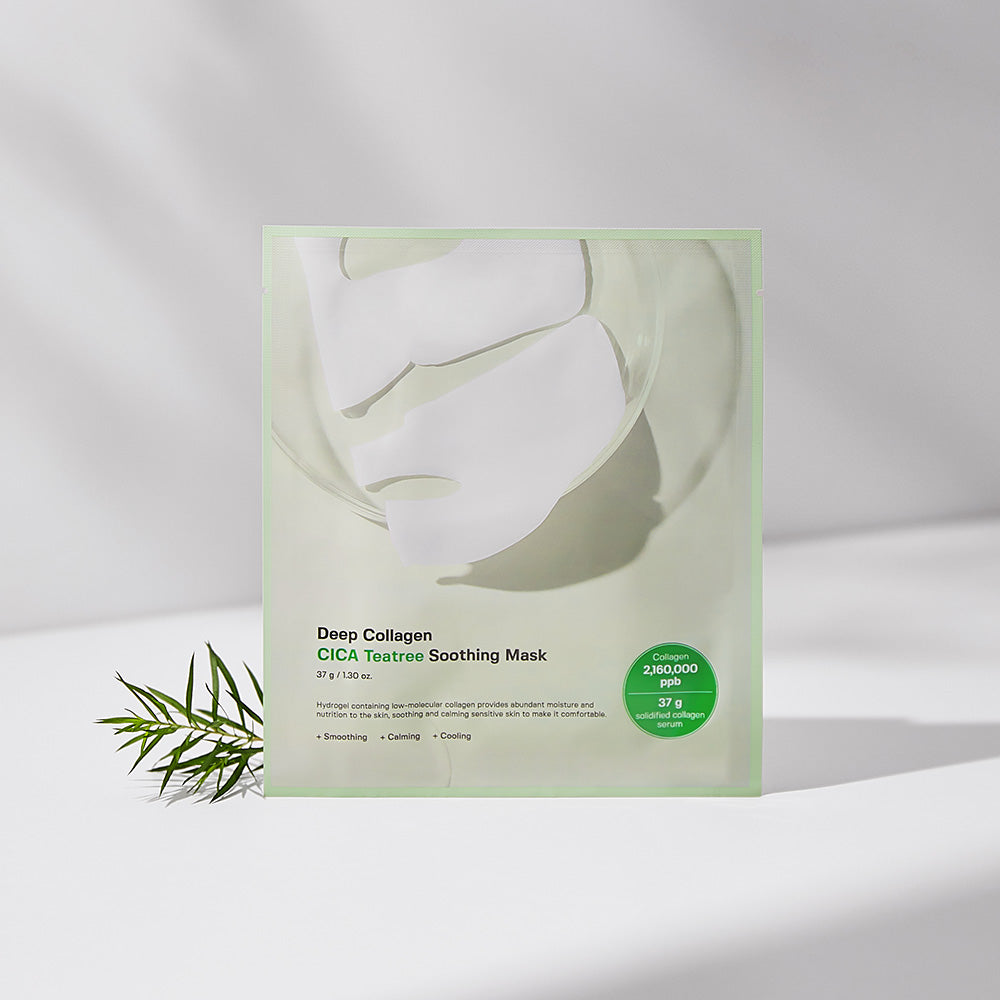 [SUNGBOON EDITOR] Deep Collagen Cica Teatree Soothing Mask 37g*4ea