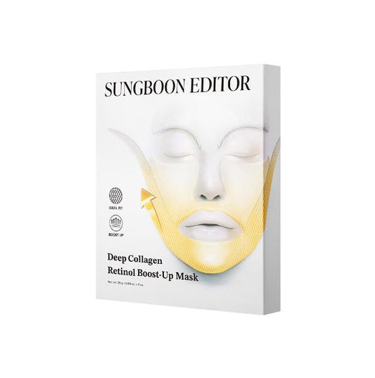 [SUNGBOON EDITOR] Deep Collagen Retinol Tension Boost Up Mask Set 4pcs