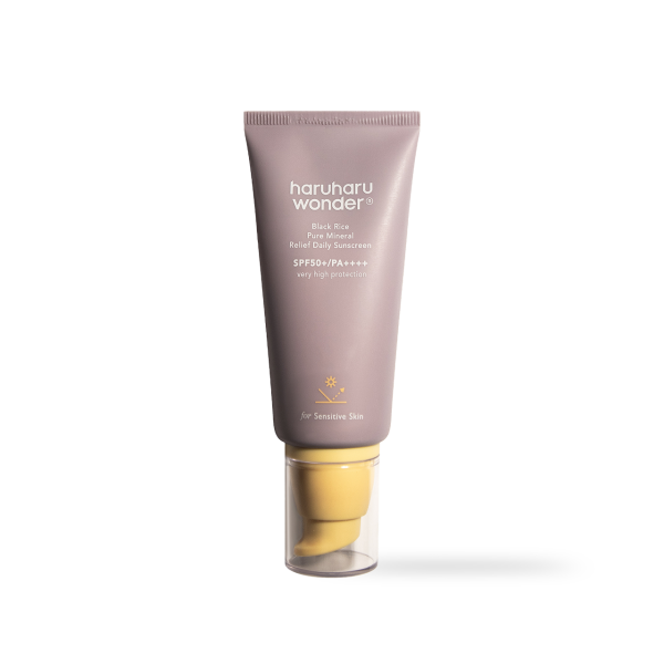 [haruharuwonder] Black Rice Pure Mineral Relief Daily Sunscreen Unscented SPF50+ 50ml