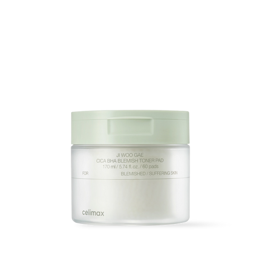 [celimax] Ji Woo Gae Cica BHA Blemish Toner Pad 60pad