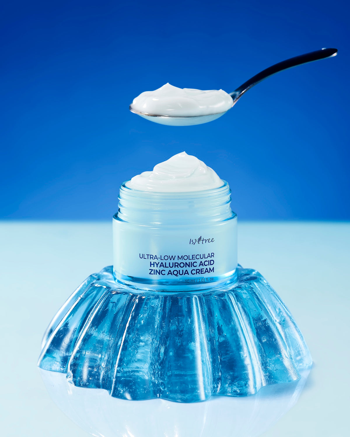 [Isntree] Ultra-Low Molecular Hyaluronic Acid Zinc Aqua Cream 80ml