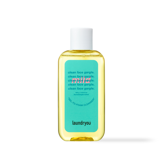 [Laundryou] Clean Face Gargle Gel-to-Foam Cleanser Mild 160g