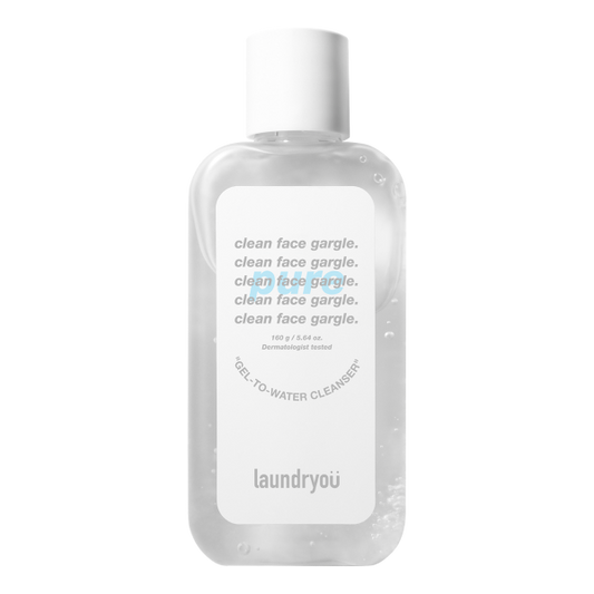 [Laundryou] Clean Face Gargle Gel-to-Foam Cleanser PURE 160g