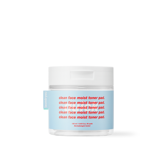 [Laundryou] Clean Face Moist Toner Pad Quick 60pcs