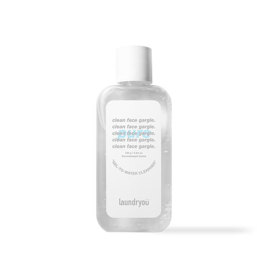 [Laundryou] Clean Face Gargle Gel-to-Foam Cleanser PURE 160g