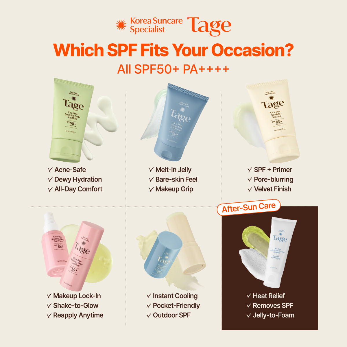 [Tage] Cica-Tree Cooling Jelly to Foam Cleanser 120ml